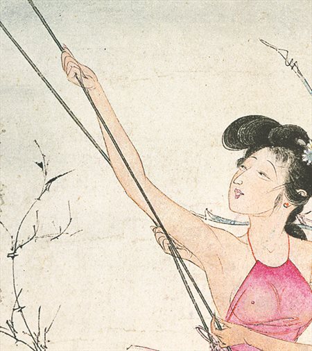 济源-胡也佛的仕女画和最知名的金瓶梅秘戏图